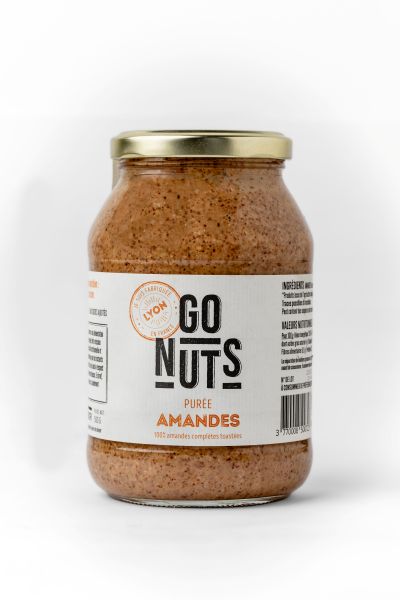 Purée d'amandes complètes toastées bio - 1