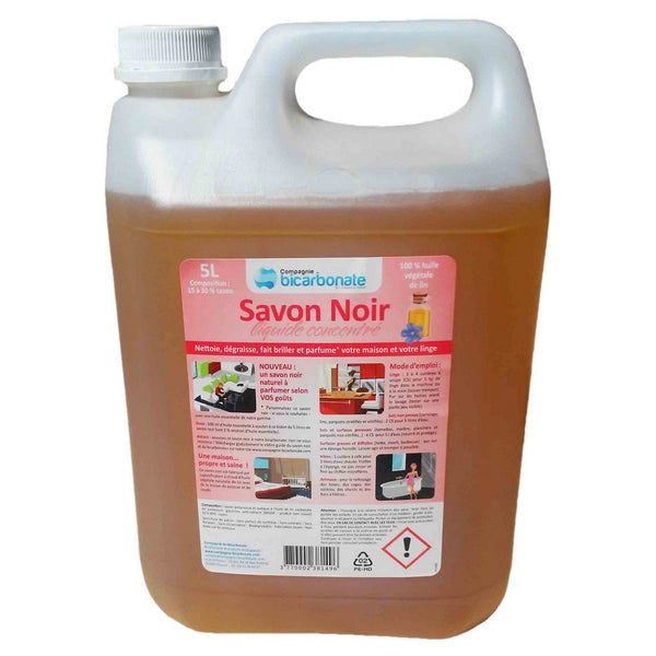 Savon noir liquide à l'huile de lin - 1