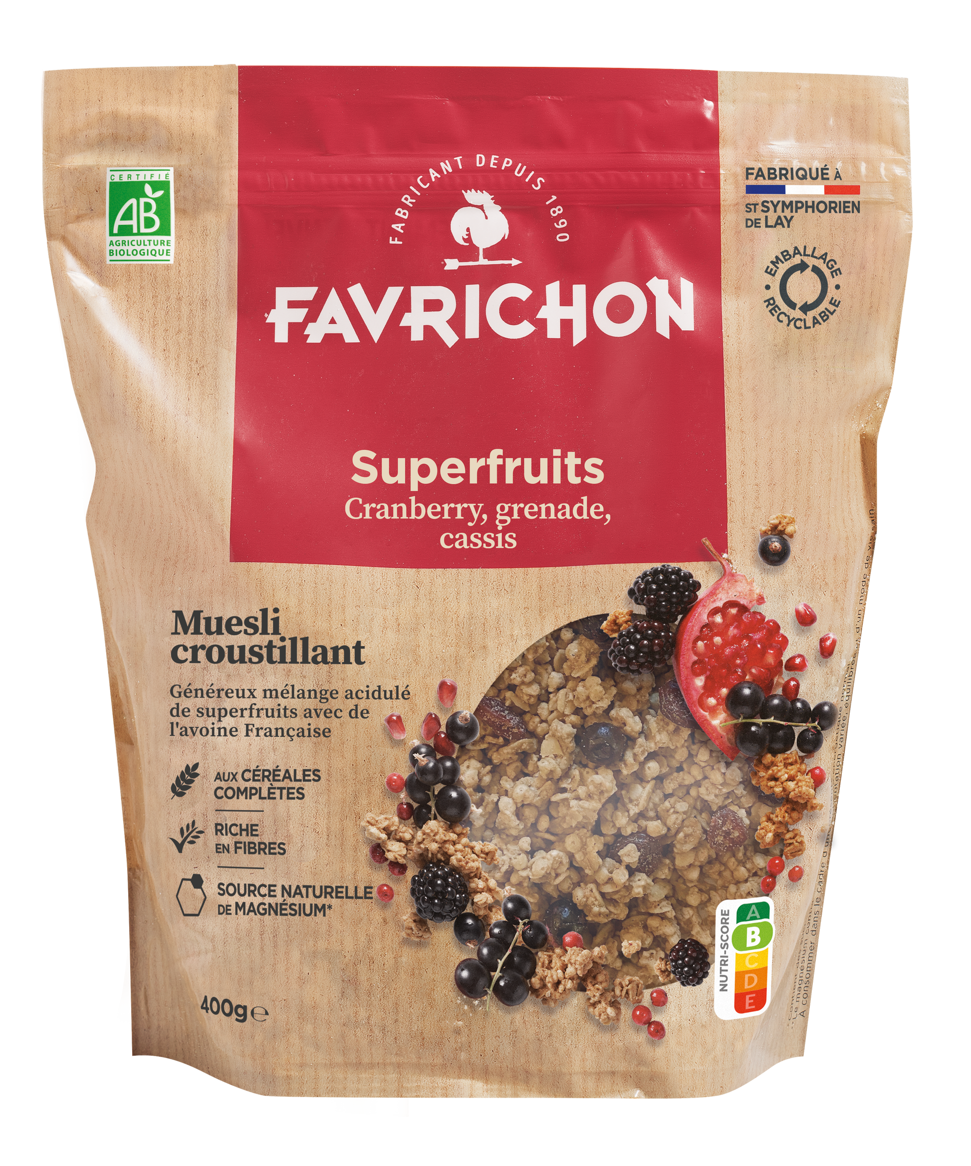 Muesli croustillant superfruits - 1